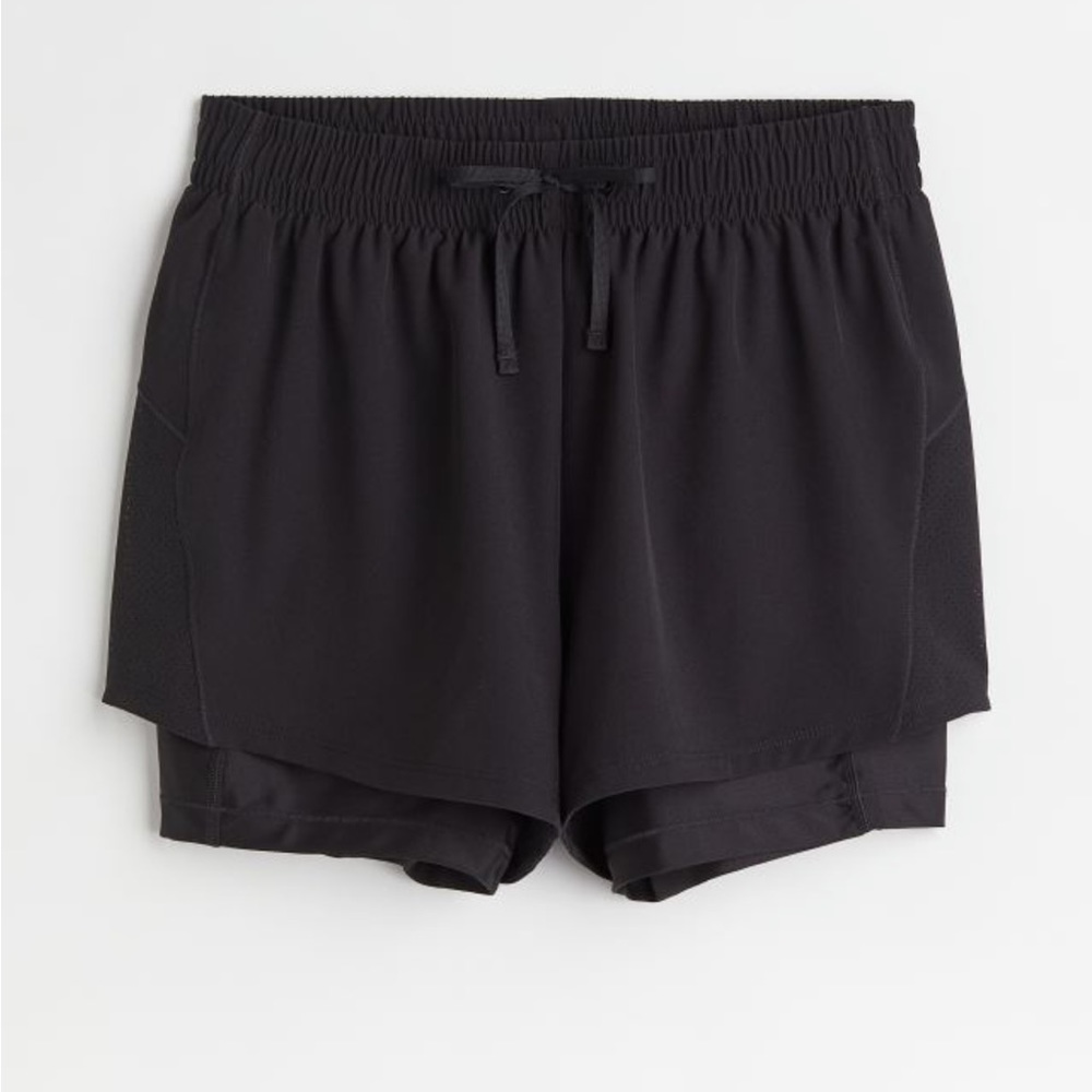 Brand New With Tag! H&M Double-layered Running Shorts in Active Multisport